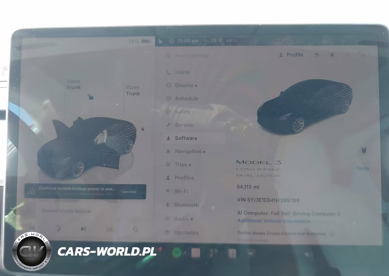 2022 Tesla Model 3 Long Range Dual Motor All-Wheel Drive VIN:5YJ3E1EB4NF269786 - 7