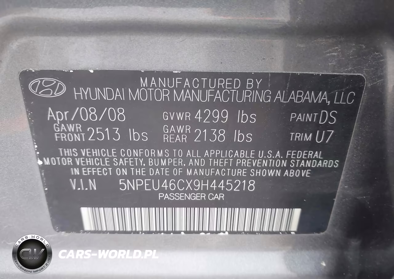 2009 Hyundai Sonata Limited VIN:5NPEU46CX9H445218 - 9