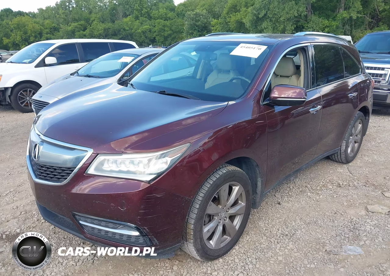 2014 Acura Mdx Advance Pkg W-Entertainment Pkg VIN:5FRYD3H8XEB013381 - 2