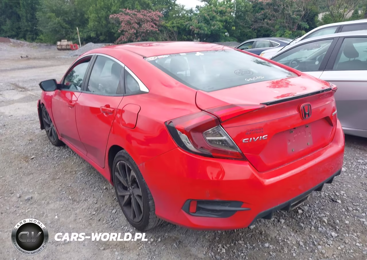 2020 Honda Civic Sport VIN:2HGFC2F86LH528525 - 3