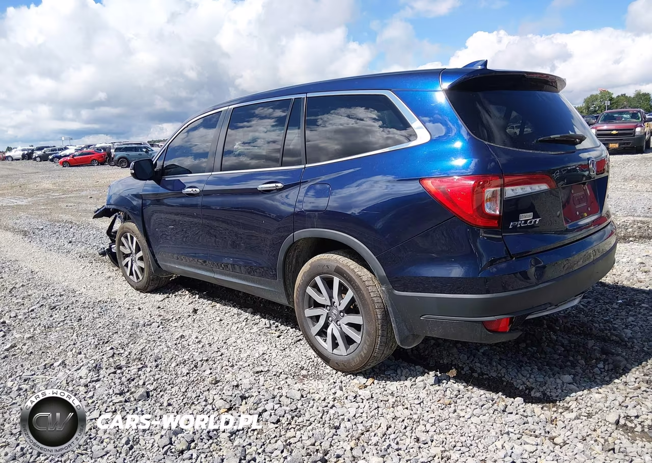 2019 Honda Pilot Ex VIN:5FNYF6H32KB054519 - 3