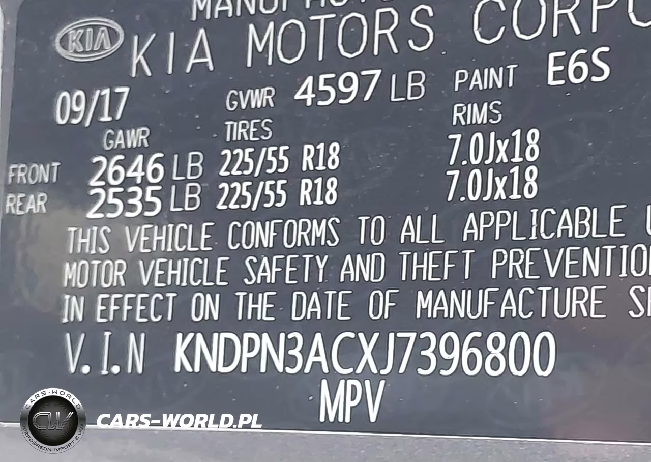 2018 Kia Sportage Ex VIN:KNDPN3ACXJ7396800 - 9