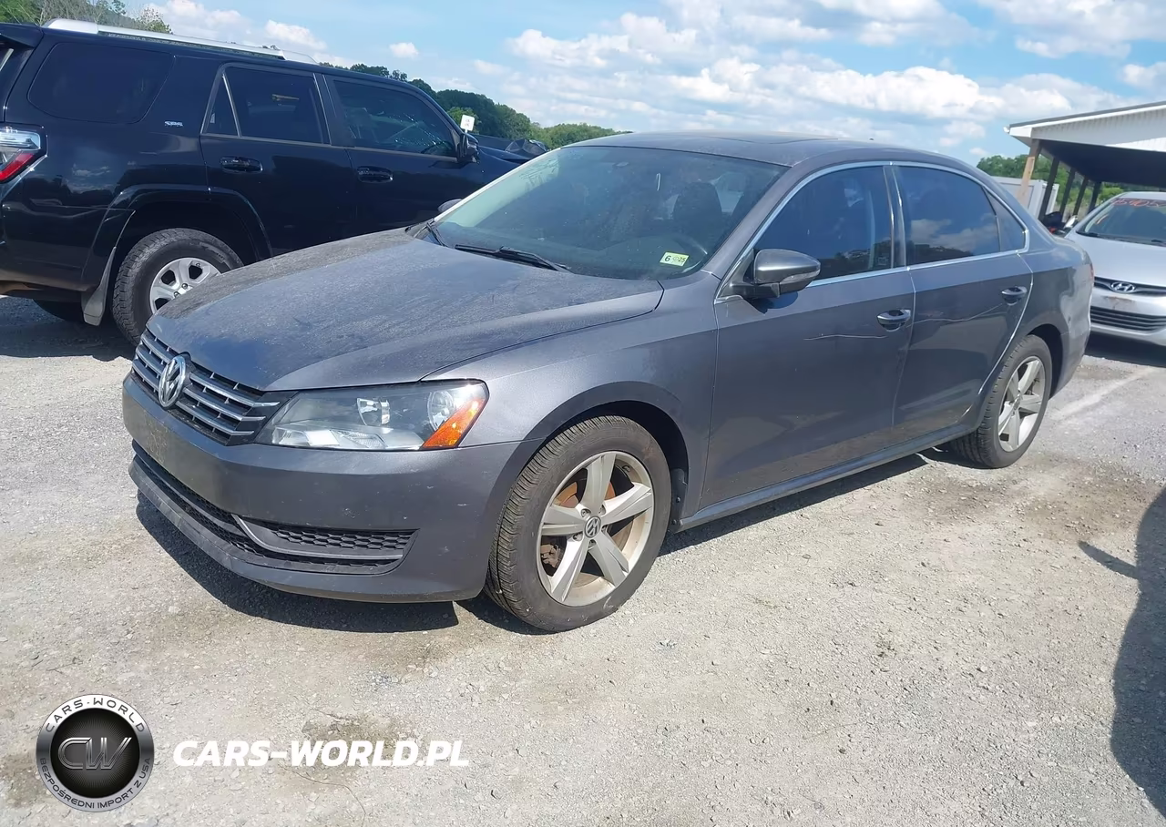 2012 Volkswagen Passat 2.0L Tdi Se VIN:1VWBN7A33CC026331 - 2