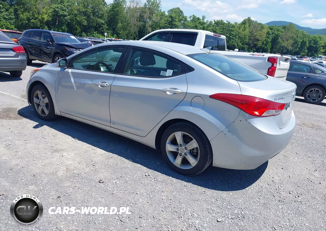 2012 Hyundai Elantra Gls VIN:5NPDH4AE0CH064655 - 3