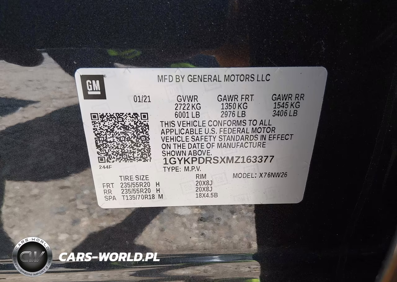 2021 Cadillac Xt6 Awd Premium Luxury VIN:1GYKPDRSXMZ163377 - 9