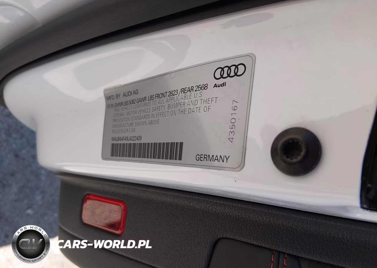 2020 Audi S4 Premium Plus Tfsi Quattro Tiptronic VIN:WAUB4AF49LA022409 - 9