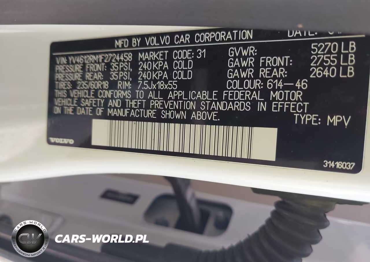 2015 Volvo Xc60 T5 Platinum VIN:YV4612RM1F2724458 - 9