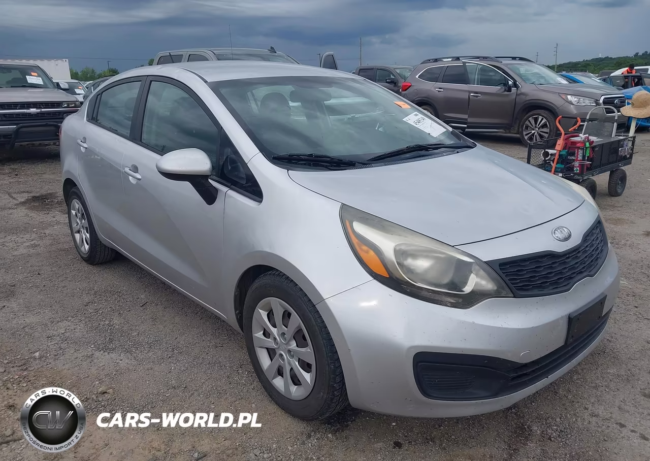 2014 Kia Rio Lx VIN:KNADM4A32E6355842 - 1