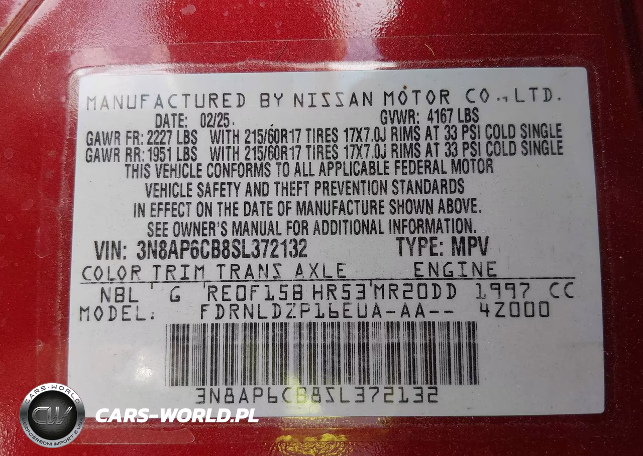 2025 Nissan Kicks Sv Intelligent Awd VIN:3N8AP6CB8SL372132 - 9