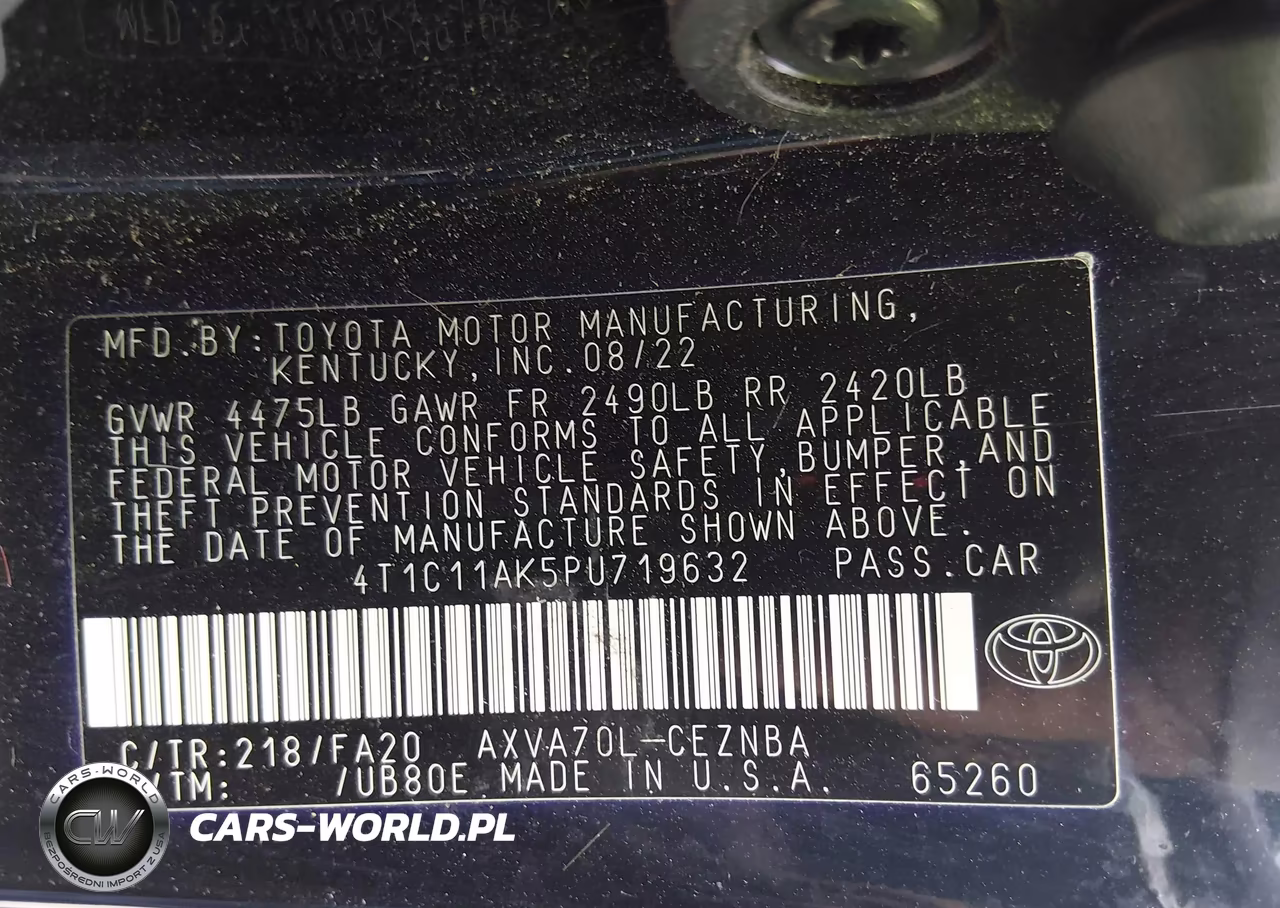 2023 Toyota Camry Le VIN:4T1C11AK5PU719632 - 9