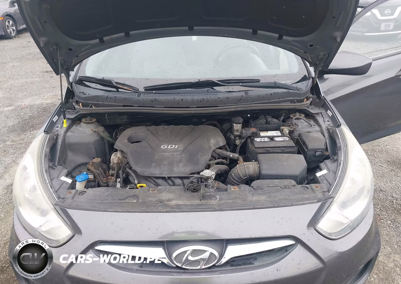 2012 Hyundai Accent Gls VIN:KMHCT4AE7CU206804 - 10