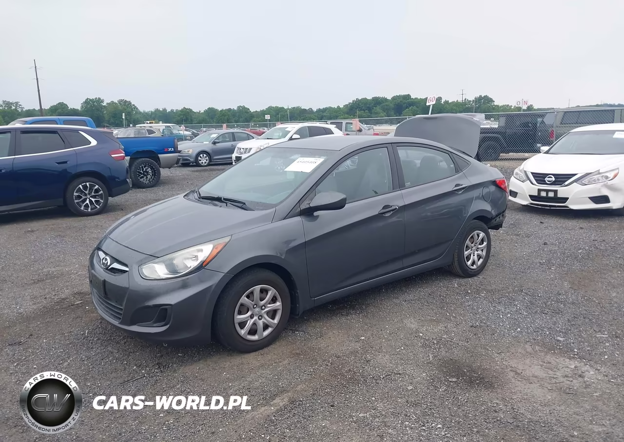 2012 Hyundai Accent Gls VIN:KMHCT4AE7CU206804 - 2