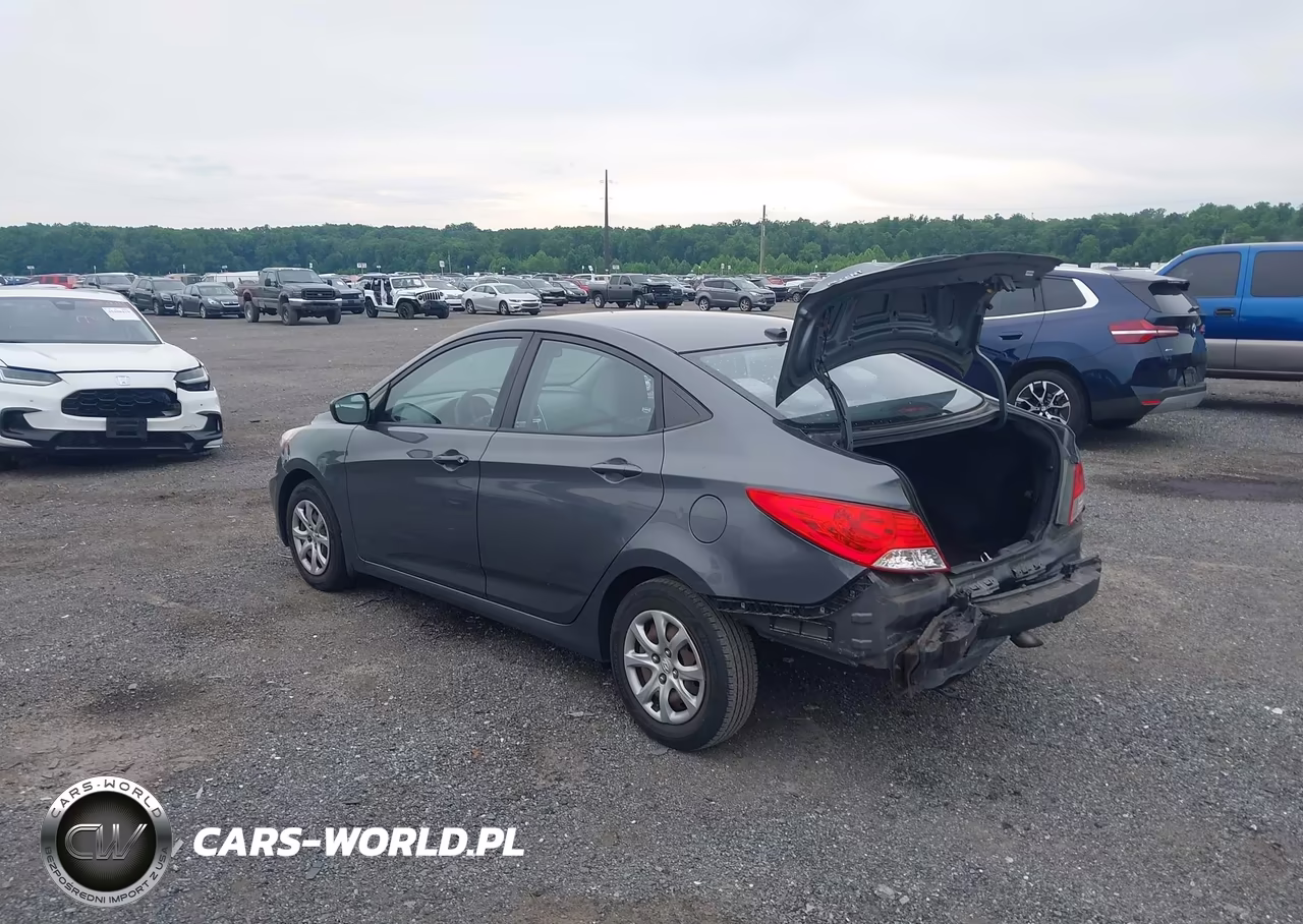 2012 Hyundai Accent Gls VIN:KMHCT4AE7CU206804 - 3