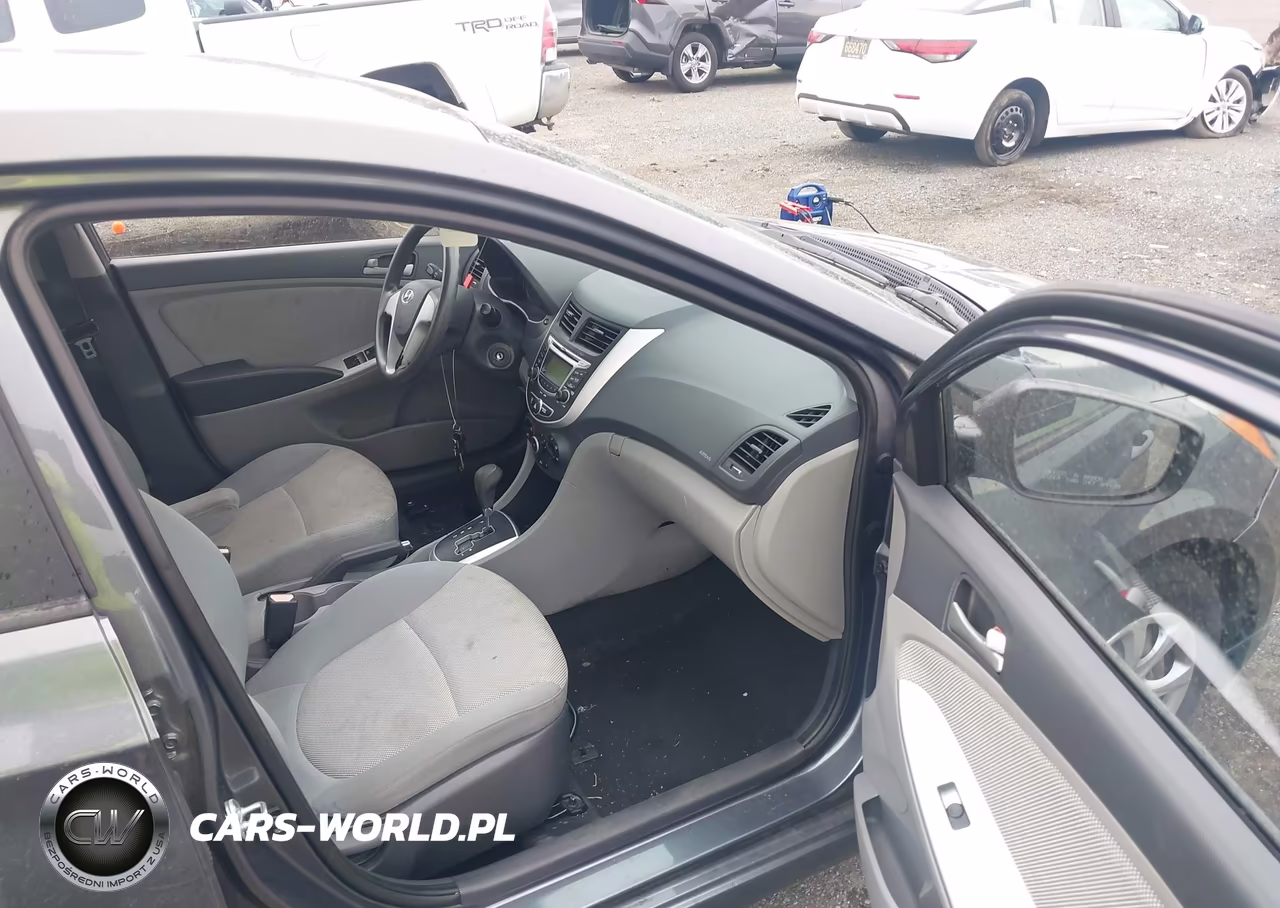 2012 Hyundai Accent Gls VIN:KMHCT4AE7CU206804 - 5