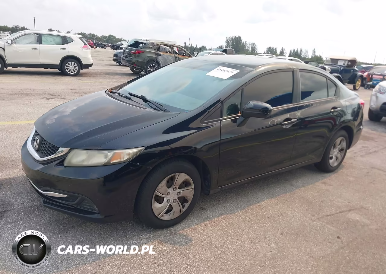 2014 Honda Civic Lx VIN:19XFB2F58EE036732 - 2