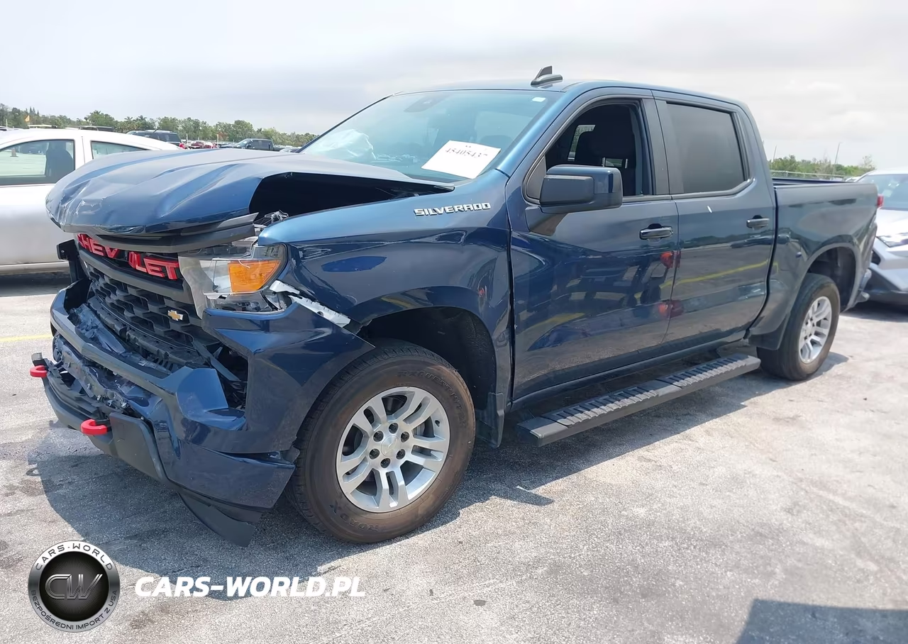 2022 Chevrolet Silverado 1500 2Wd Short Bed Custom VIN:3GCPABEK6NG585798 - 2