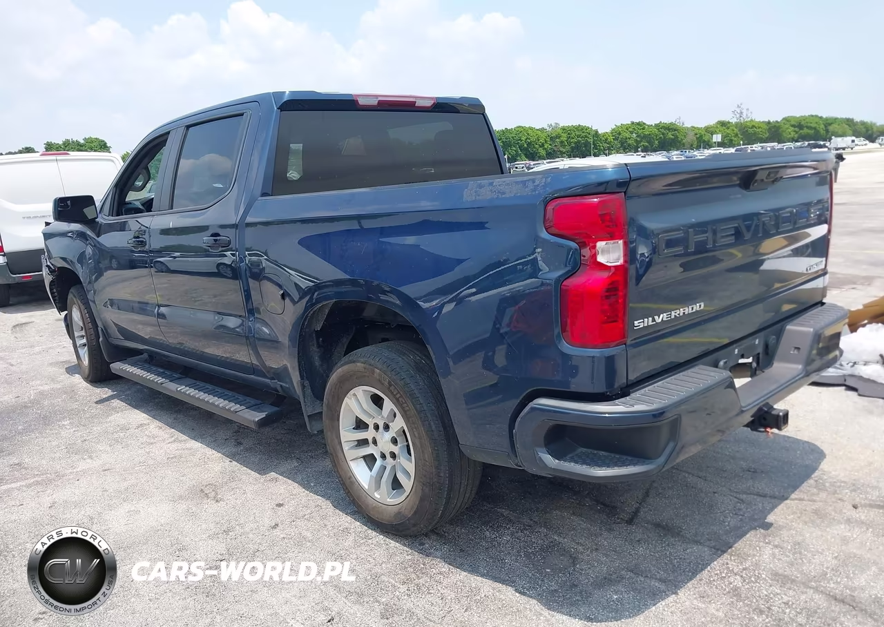 2022 Chevrolet Silverado 1500 2Wd Short Bed Custom VIN:3GCPABEK6NG585798 - 3