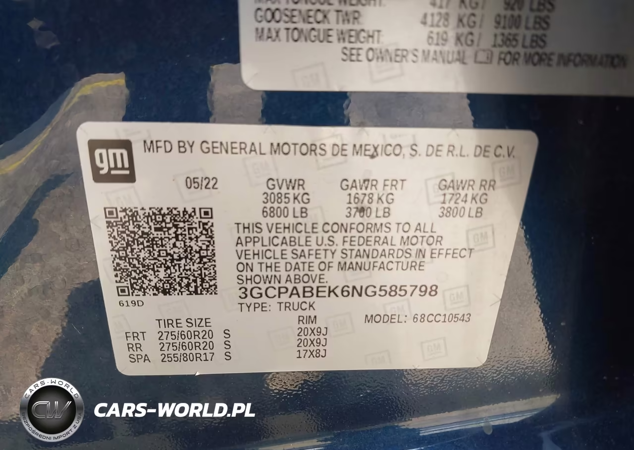 2022 Chevrolet Silverado 1500 2Wd Short Bed Custom VIN:3GCPABEK6NG585798 - 9