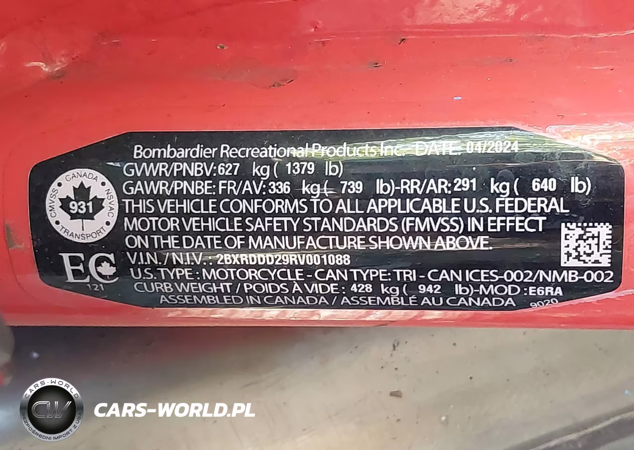 2024 Can-Am Spyder Roadster F3-S-F3-S Special Series VIN:2BXRDDD29RV001088 - 10