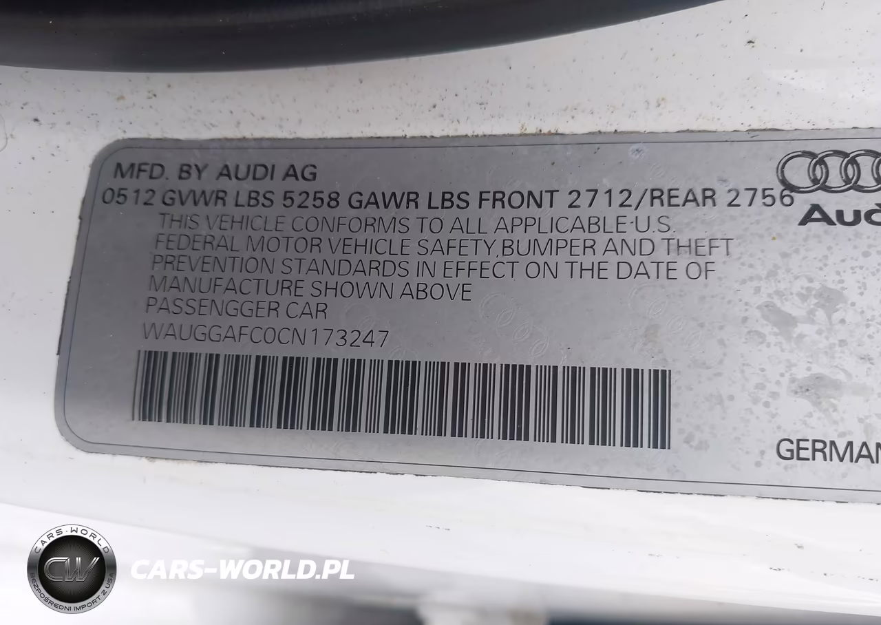 2012 Audi A6 3.0T Premium Plus VIN:WAUGGAFC0CN173247 - 9
