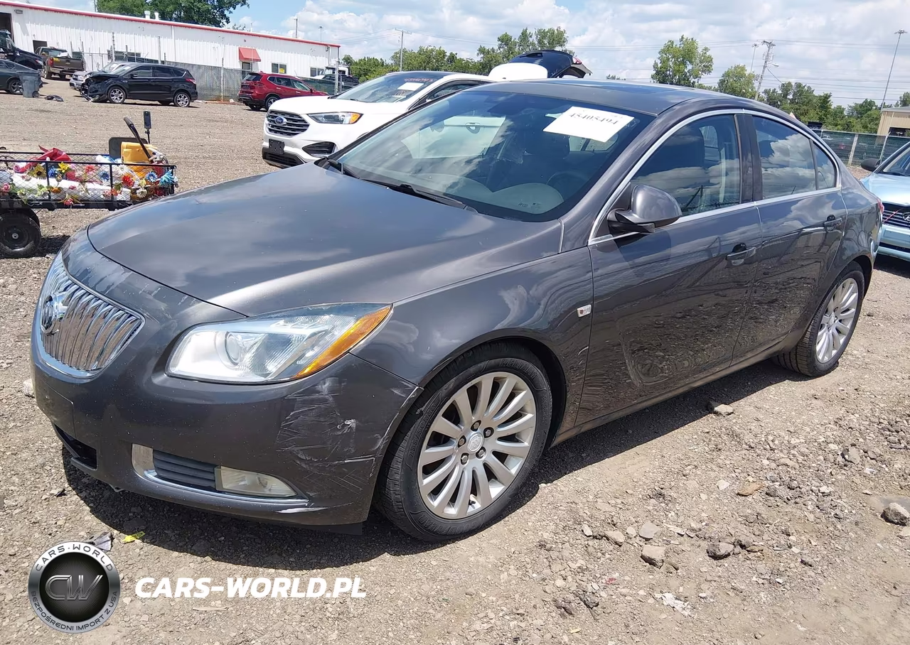 2011 Buick Regal Cxl Turbo Russelsheim VIN:W04GY5GV1B1117163 - 2