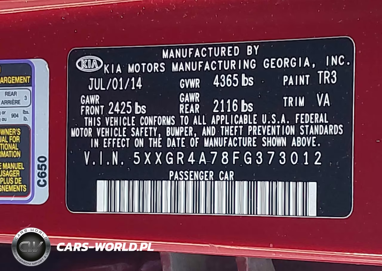2015 Kia Optima Sx VIN:5XXGR4A78FG373012 - 9