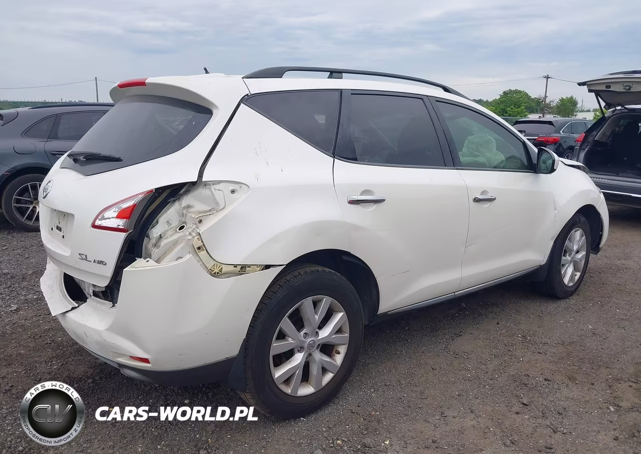 2012 Nissan Murano Sl VIN:JN8AZ1MW5CW225843 - 4