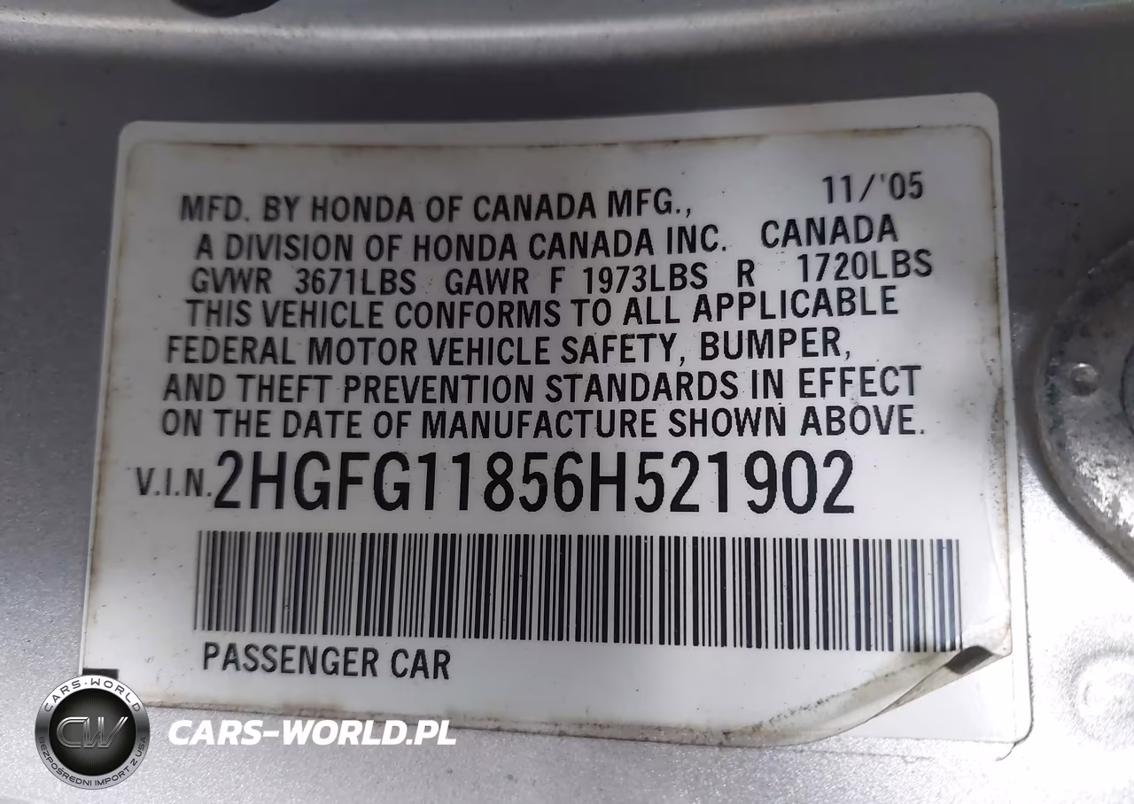 2006 Honda Civic Ex VIN:2HGFG11856H521902 - 9