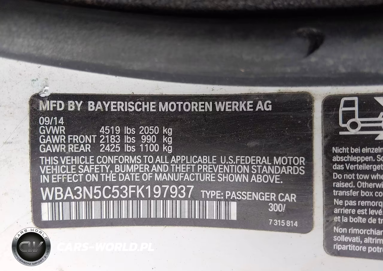 2015 BMW 428I xDrive VIN:WBA3N5C53FK197937 - 9