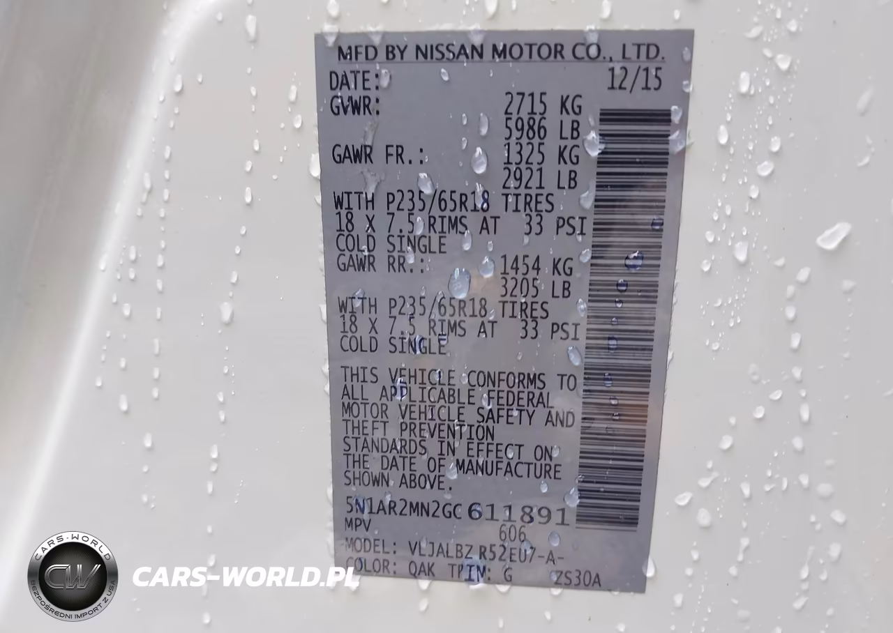 2016 Nissan Pathfinder Platinum-S-Sl-Sv VIN:5N1AR2MN2GC611891 - 9