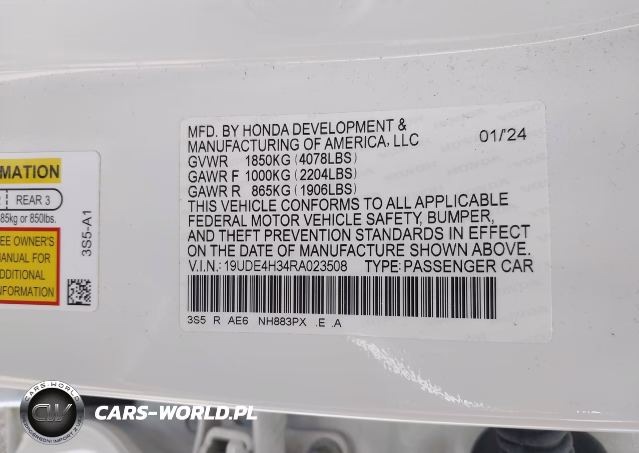 2024 Acura Integra A-Spec VIN:19UDE4H34RA023508 - 9