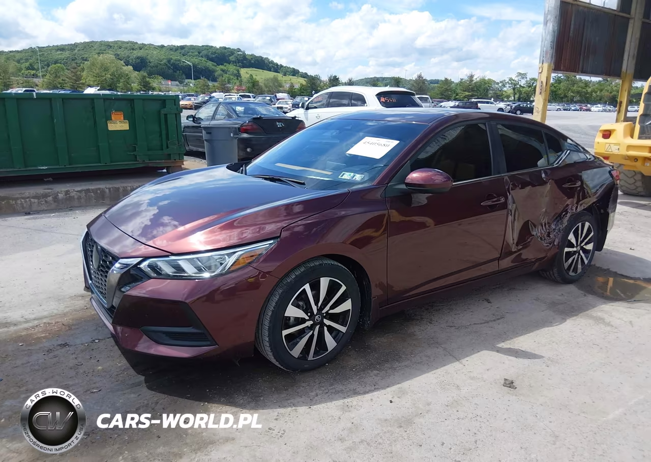 2021 Nissan Sentra Sv Xtronic Cvt VIN:3N1AB8CV7MY321214 - 2