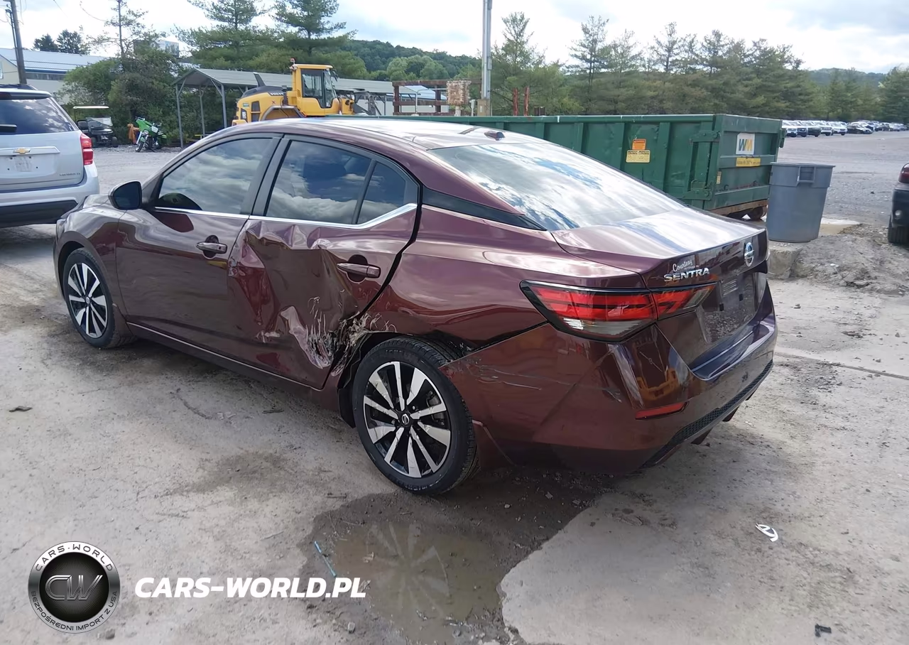2021 Nissan Sentra Sv Xtronic Cvt VIN:3N1AB8CV7MY321214 - 3