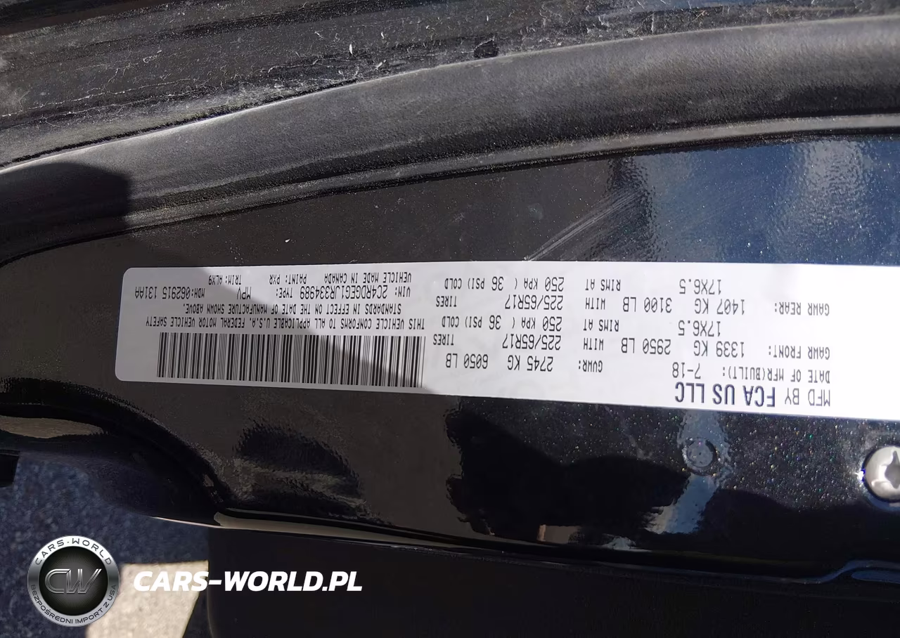 2018 Dodge Grand Caravan Gt VIN:2C4RDGEG1JR334989 - 9
