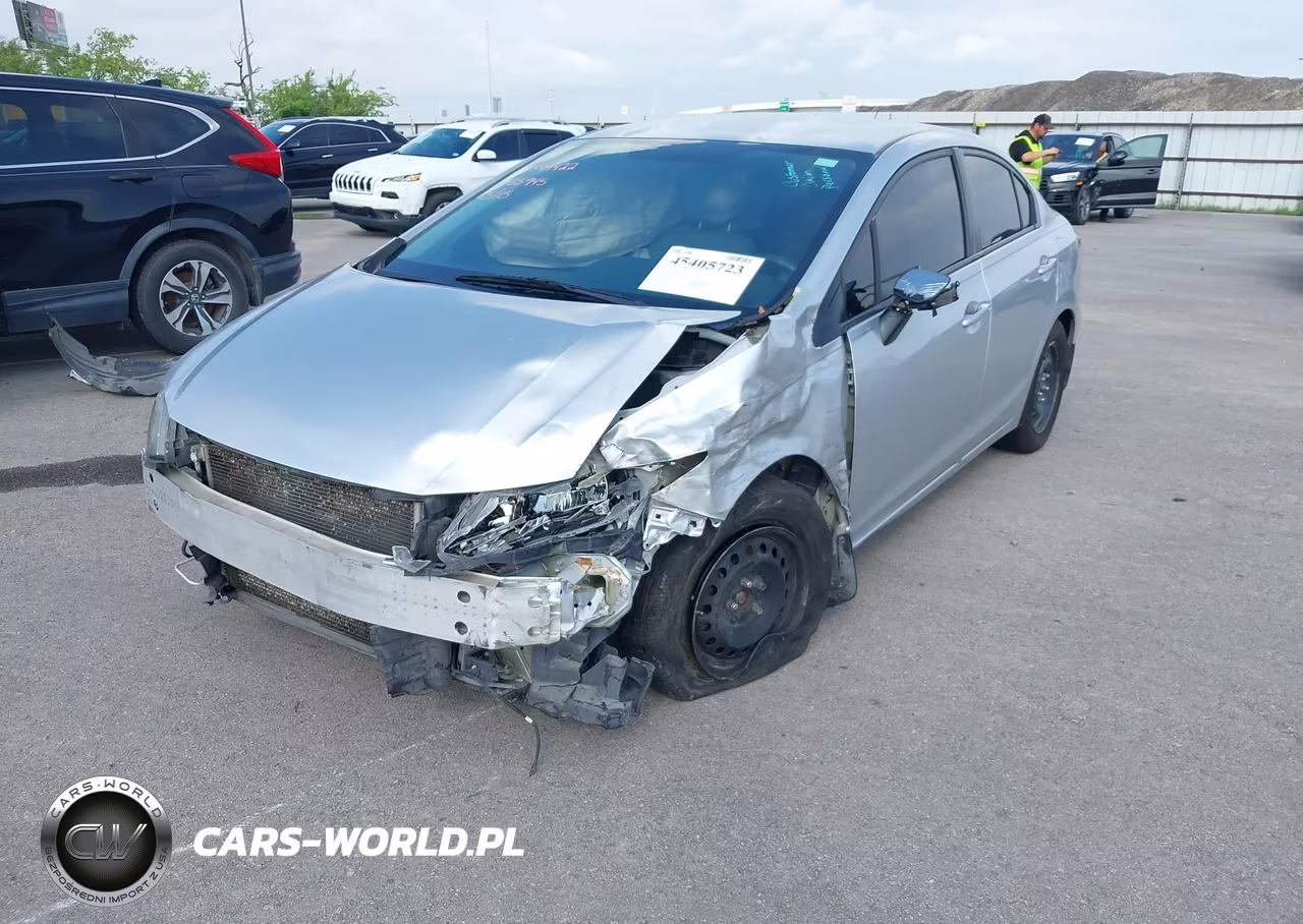 2013 Honda Civic Lx VIN:2HGFB2F56DH555945 - 2