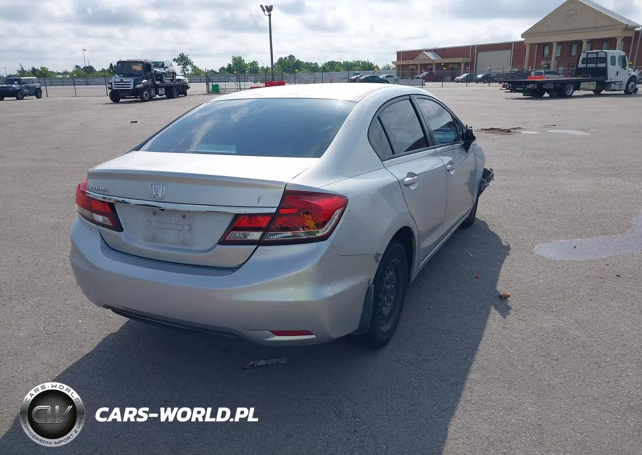 2013 Honda Civic Lx VIN:2HGFB2F56DH555945 - 4