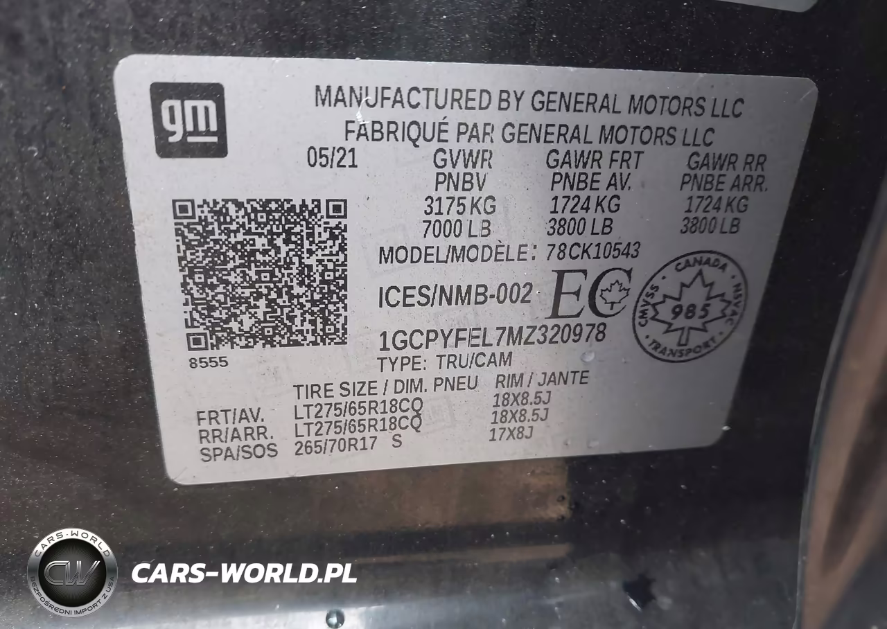 2021 Chevrolet Silverado 1500 Lt Trail Boss VIN:1GCPYFEL7MZ320978 - 9