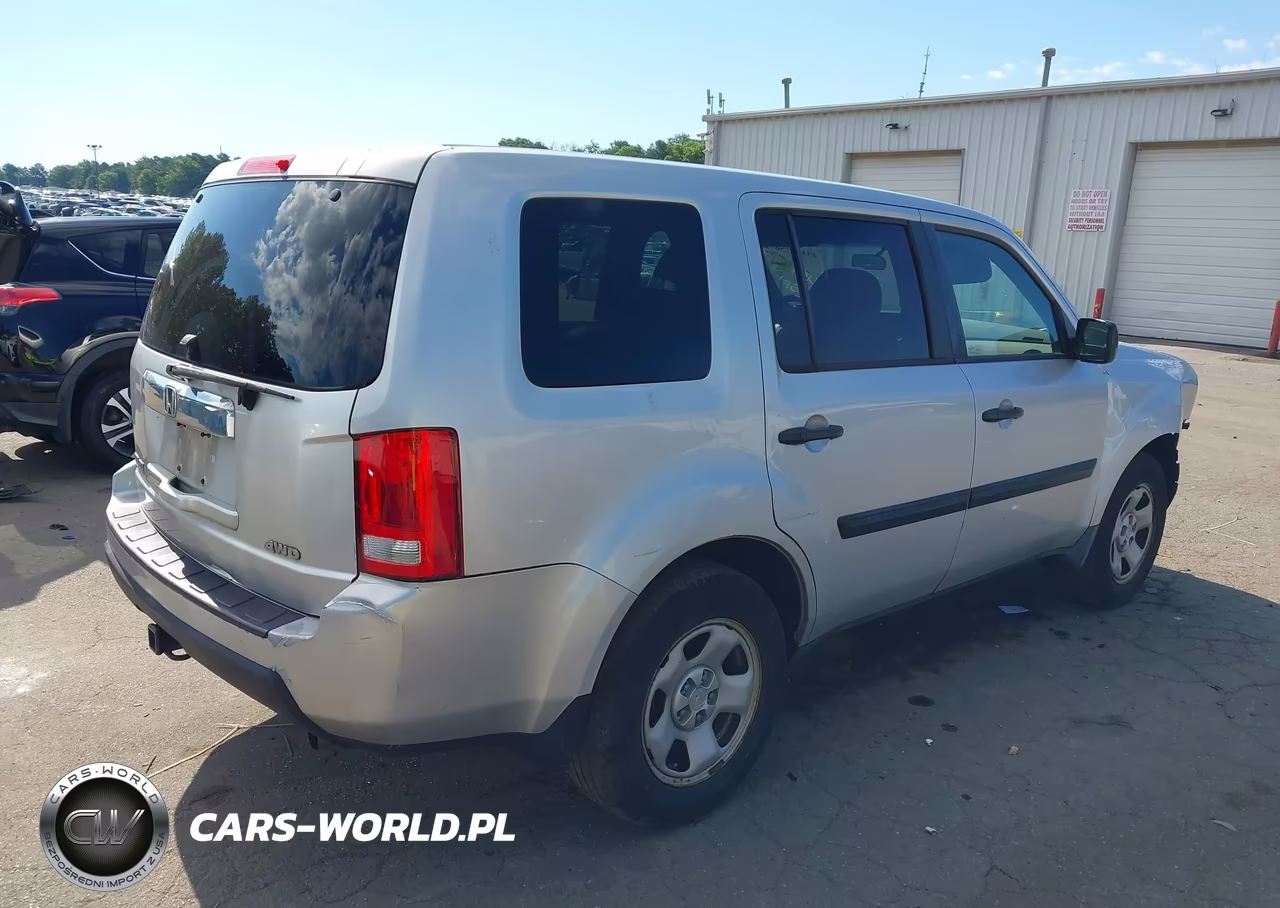 2009 Honda Pilot Lx VIN:5FNYF482X9B047064 - 4