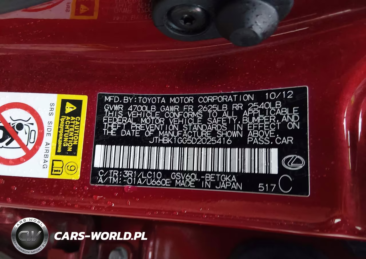 2013 Lexus Es 350 VIN:JTHBK1GG5D2025416 - 9