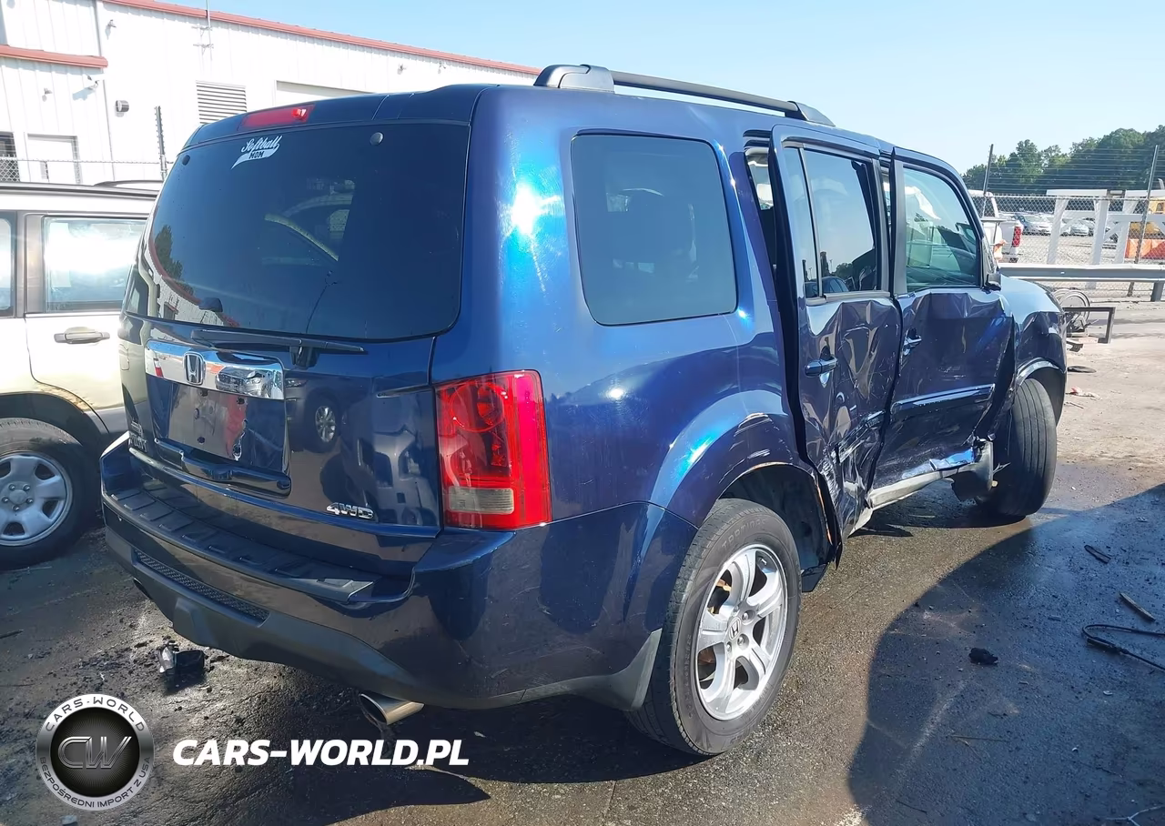 2014 Honda Pilot Ex-L VIN:5FNYF4H62EB005503 - 4