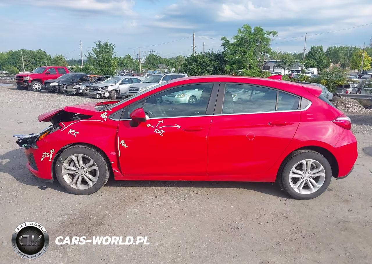 2019 Chevrolet Cruze Lt VIN:3G1BE6SM7KS545288 - 14