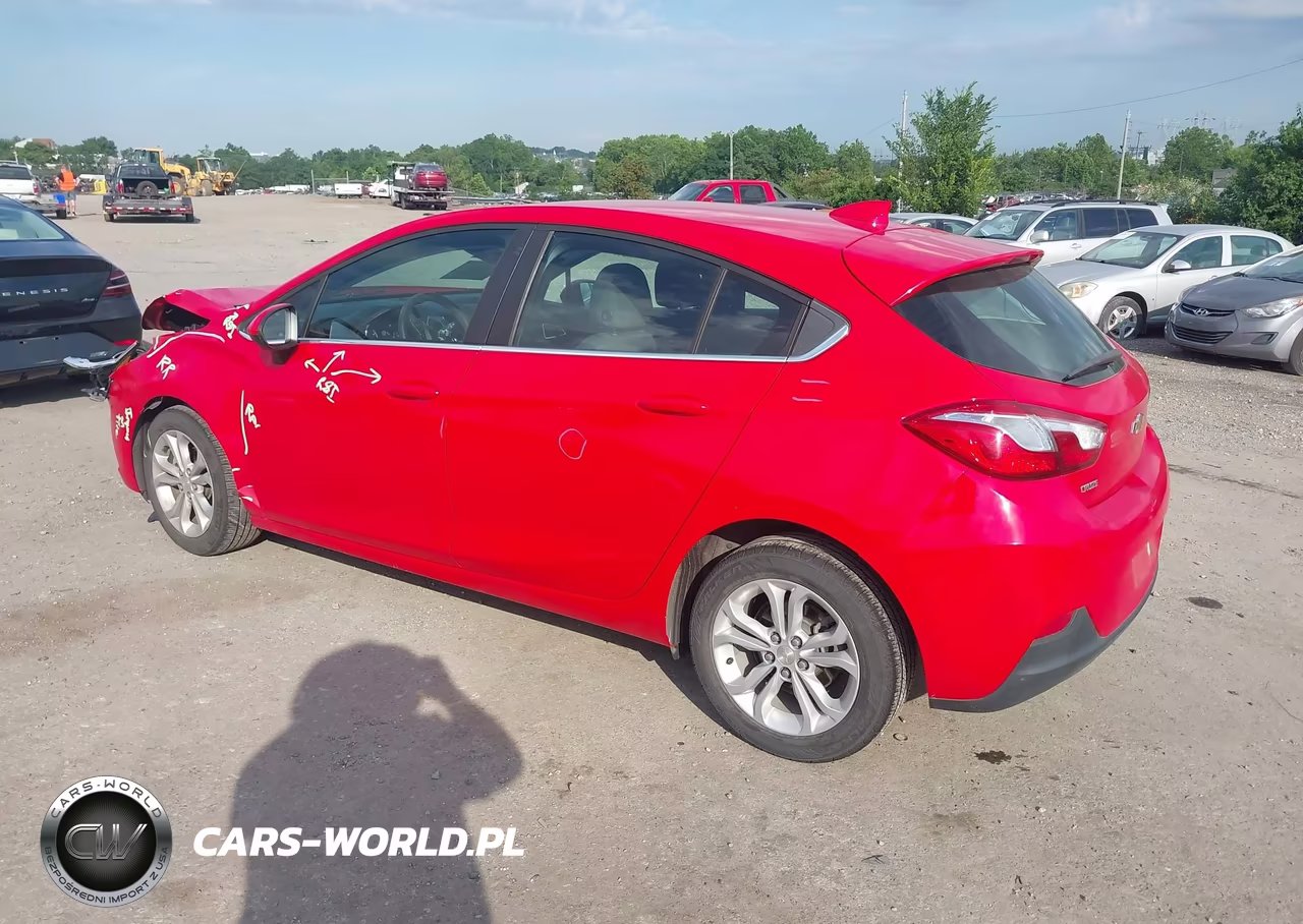 2019 Chevrolet Cruze Lt VIN:3G1BE6SM7KS545288 - 3