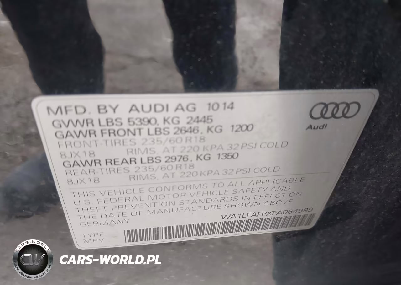 2015 Audi Q5 2.0T Premium VIN:WA1LFAFPXFA064999 - 9