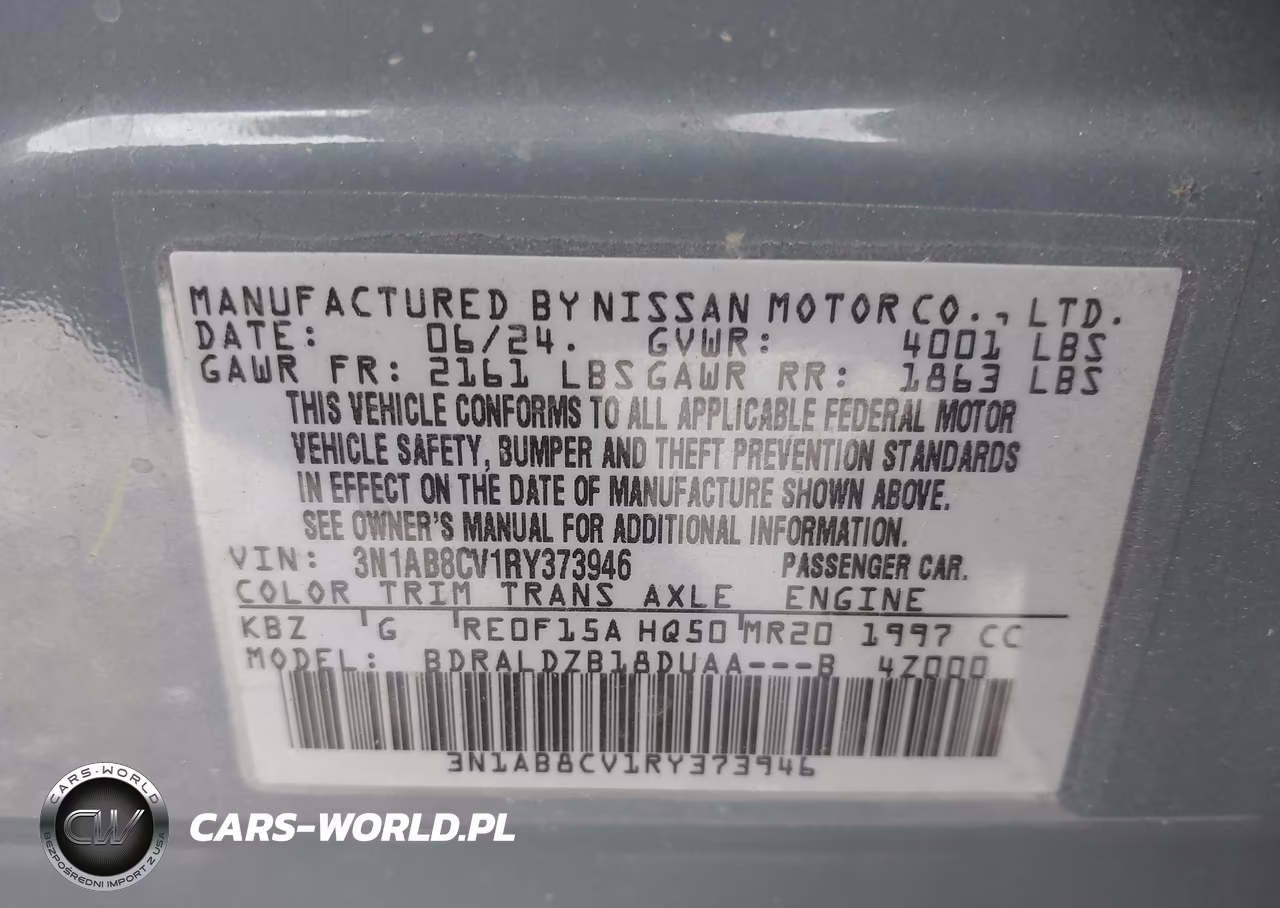 2024 Nissan Sentra Sv Xtronic Cvt VIN:3N1AB8CV1RY373946 - 9