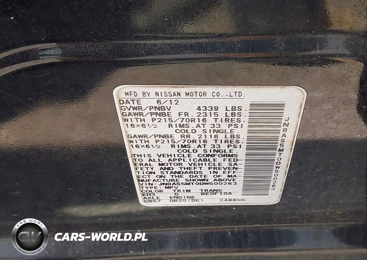 2013 Nissan Rogue S VIN:JN8AS5MT0DW500263 - 9