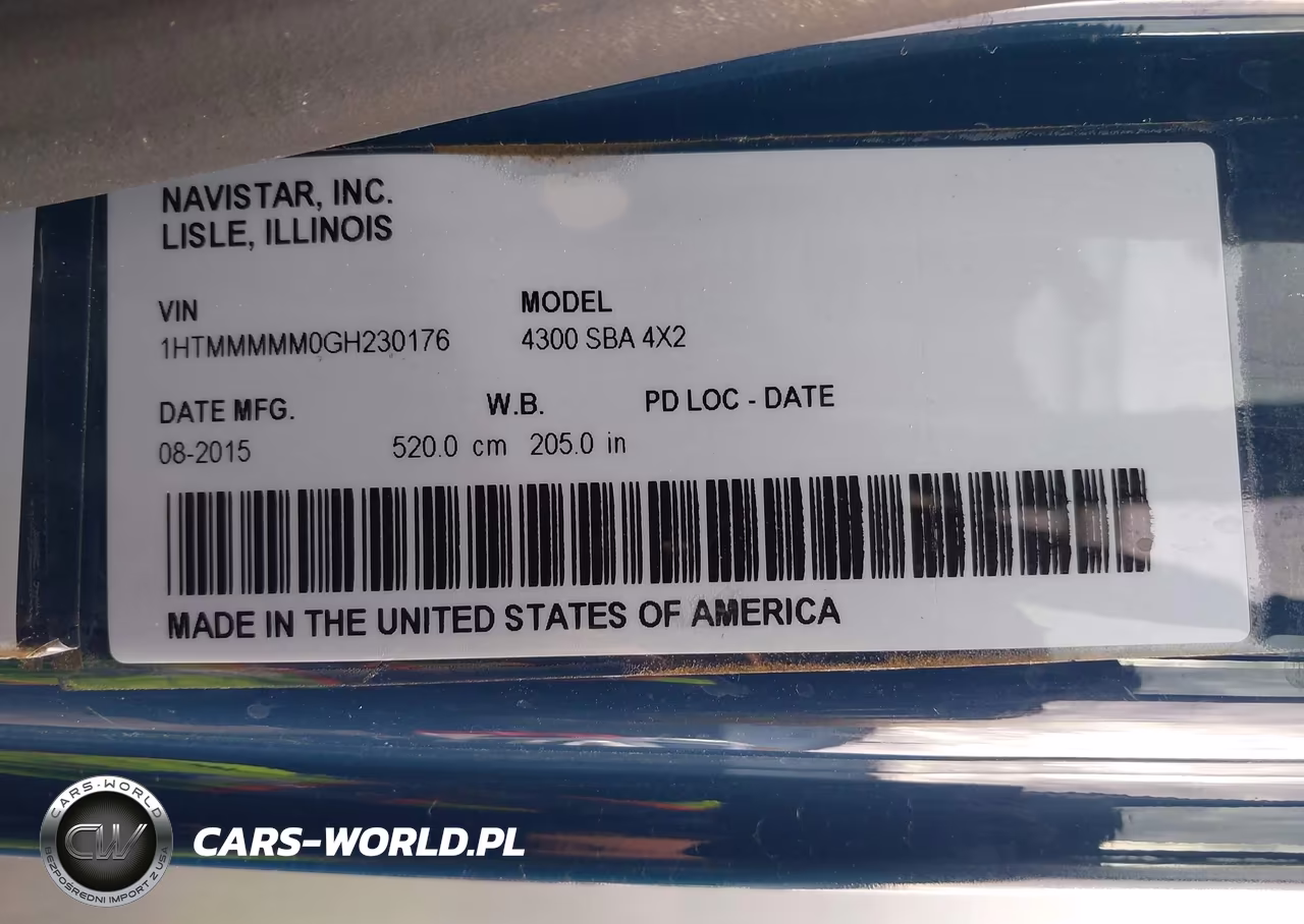 2016 International 4000 4300 VIN:1HTMMMMM0GH230176 - 9