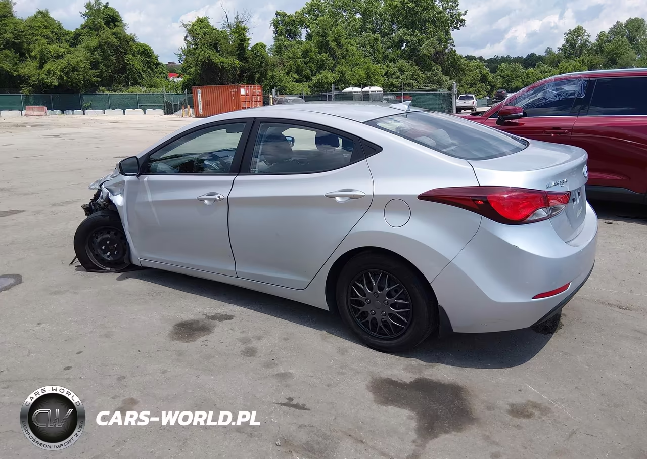 2016 Hyundai Elantra Se VIN:5NPDH4AE5GH771496 - 3