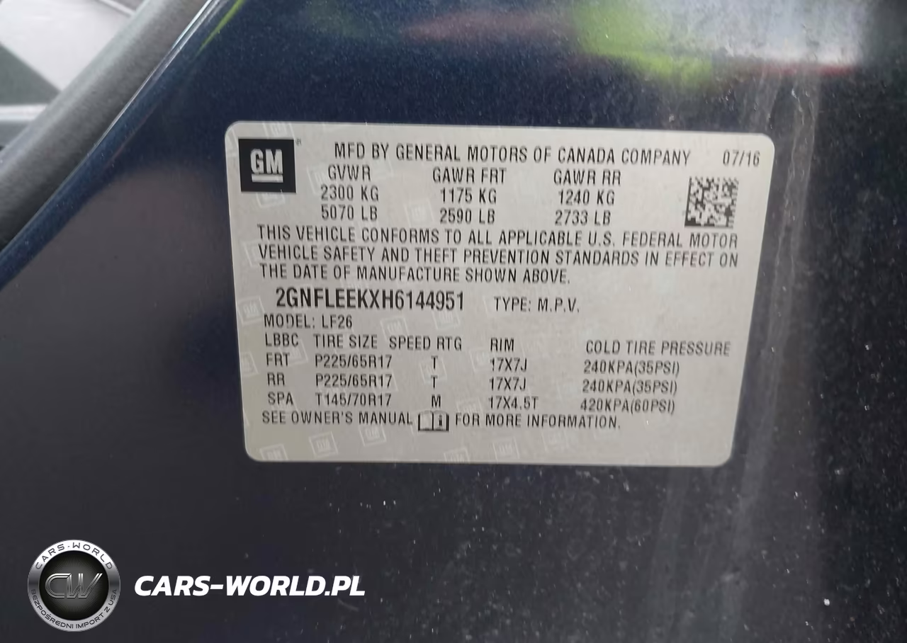 2017 Chevrolet Equinox Ls VIN:2GNFLEEKXH6144951 - 9