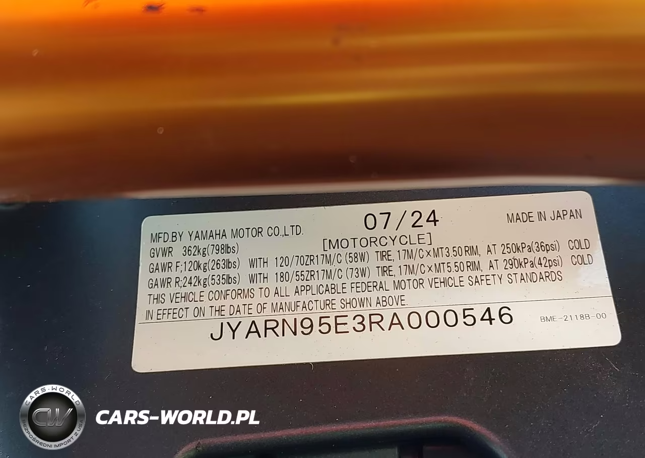 2024 Yamaha Mt09 Sp VIN:JYARN95E3RA000546 - 10