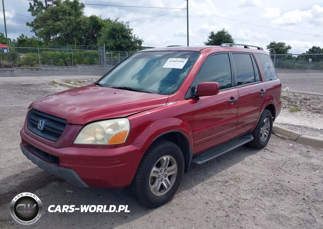 2003 Honda Pilot Ex-L VIN:2HKYF18523H580785 - 2